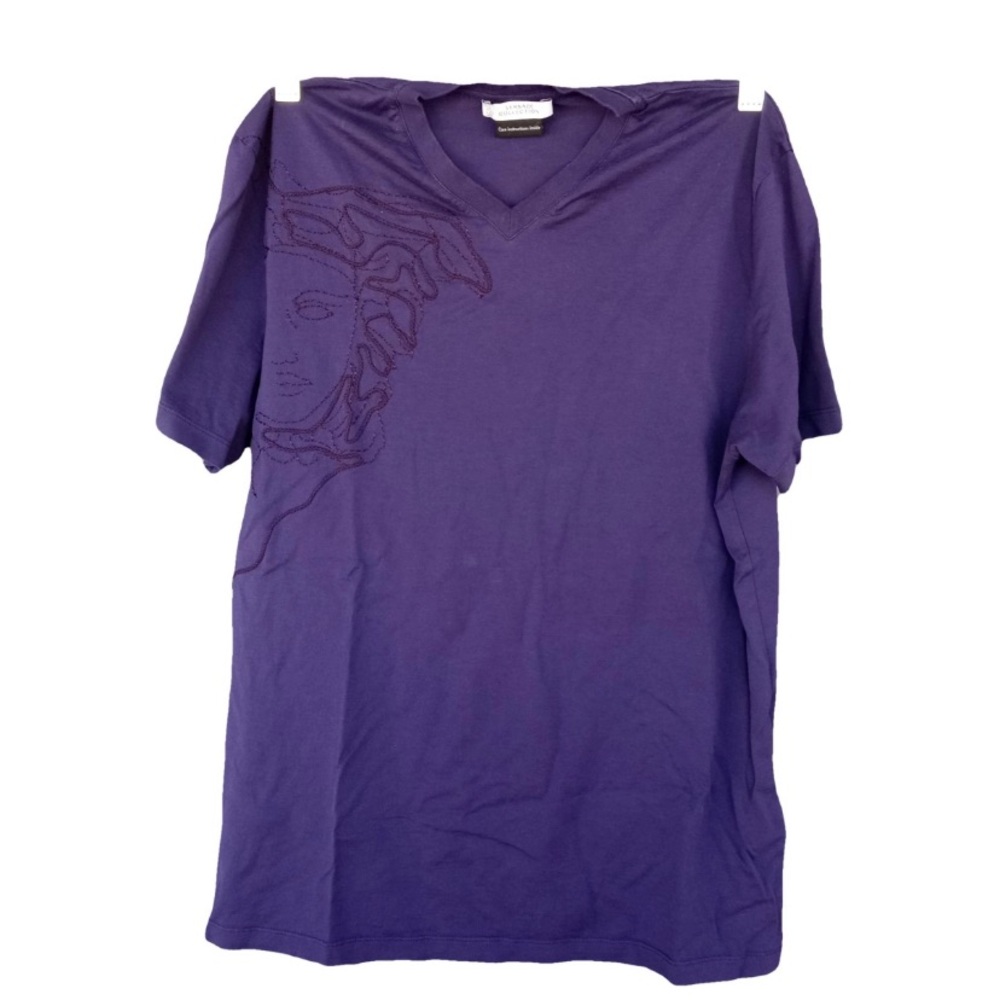Versace jeans couture purple t-shirt